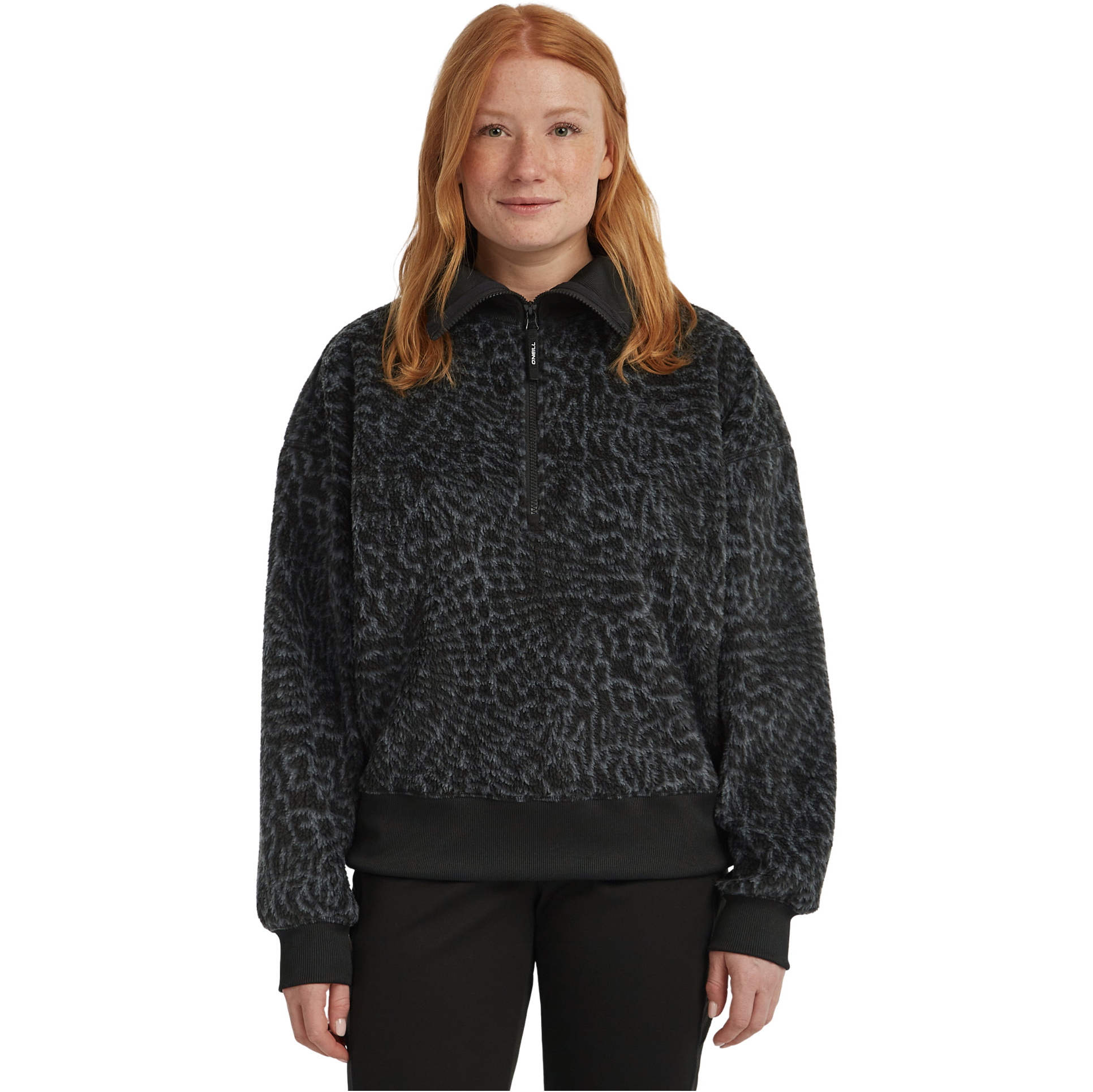 2025 O'Neill Womens Must-Have Half Zip Fleece 1350089 - Black Animalica